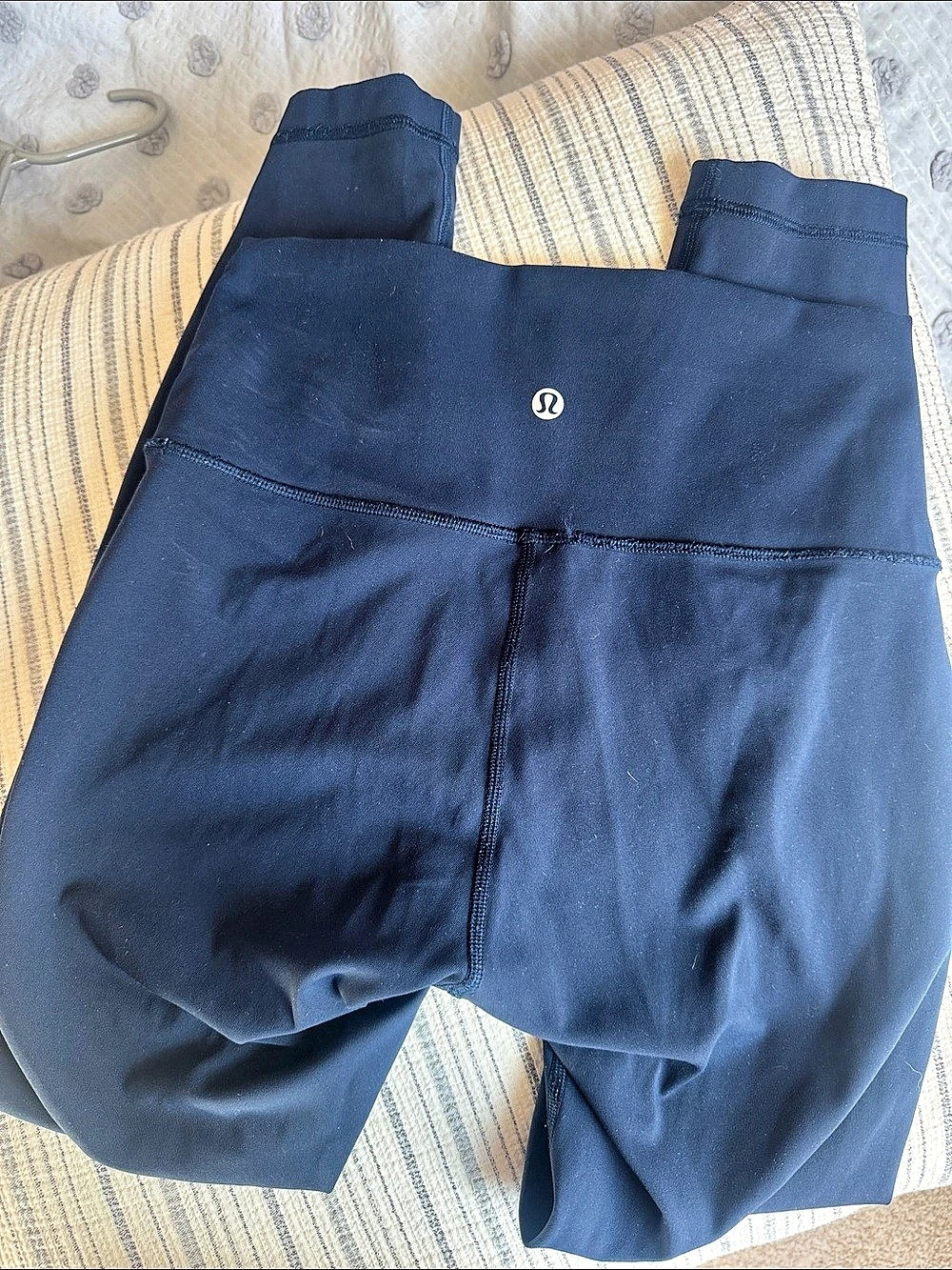 Lululemon wunder under Pant High-Rise  navy Blue Leggings